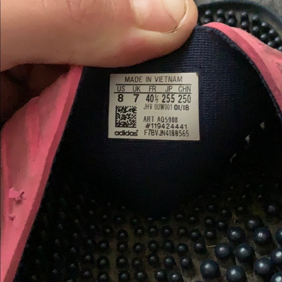 Adidas Hot Pink Slides - Picture 3 of 3